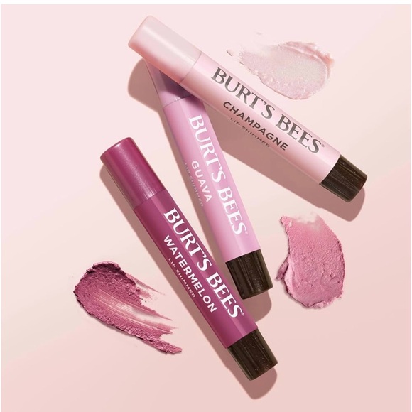 Burt's Bees Lip Shimmer Pink Collection - Picture 3 of 4